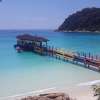 This isn't a postcard; just an average day on our perfect beach. ;)