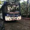 Getting the once daily Zancudo - Comte - Laurel - Neily bus at 5:45am in Zancudo.