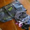 Medium sized Scrubba wash bag. Fits pretty small in your backpack, is a bit of a mess first learning to use it, but it might just be a keeper.
